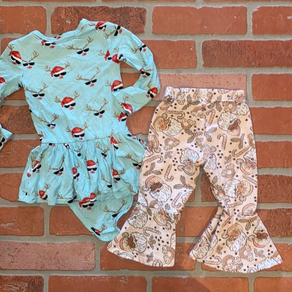 Posh peanut & small shop Christmas holiday babygirl 6/12m